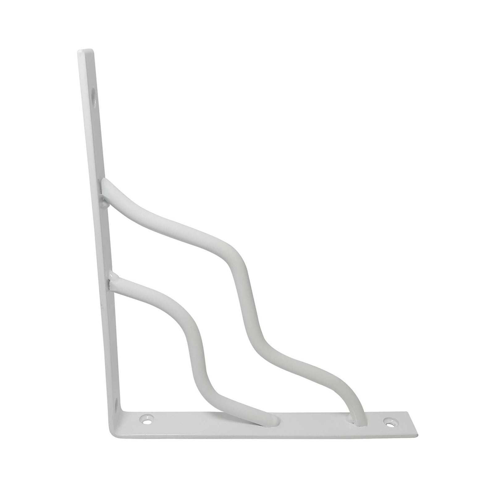 Support blanc et décoratif à tablette # 4974, 8'' x 7''