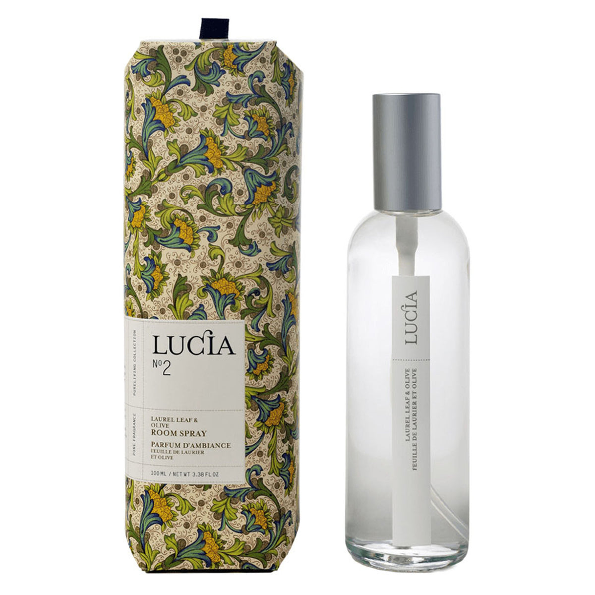 Parfum d’ambiance Lucia N° 2, feuille de laurier et olive (100 ml)