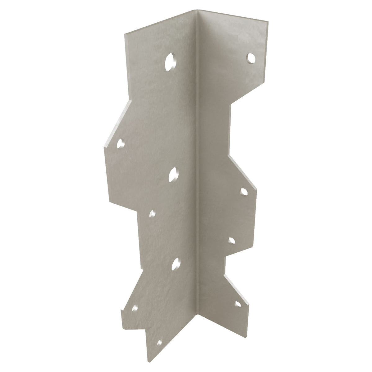 Angle de cadrage AC en zinc de calibre 16, 1-5/16" x 2-3/8" x 6-15/16"