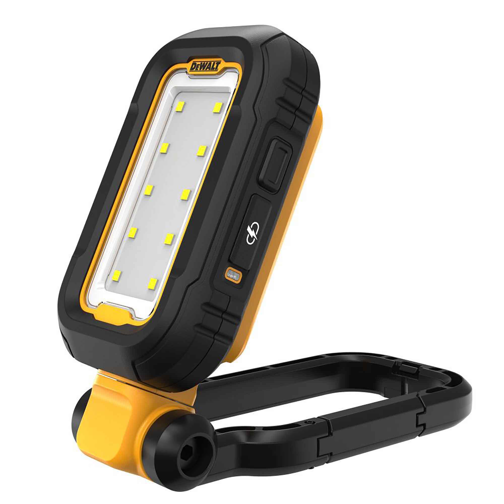 Lampe de travail DEL rechargeable, jaune 