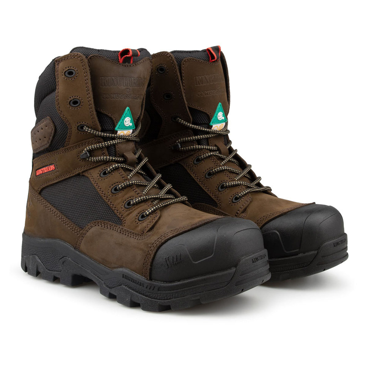 Bottes de travail en cuir du modèle Ranger Hugo Strong, noir (12)