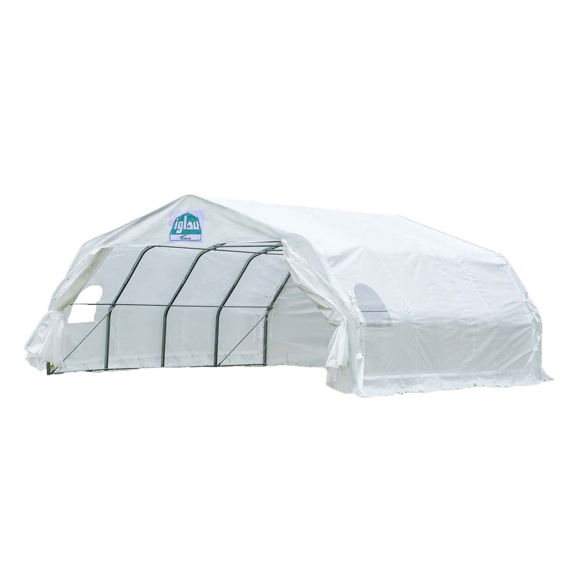 Abri d'auto double largeur, 18' x 20' x 6'-11''