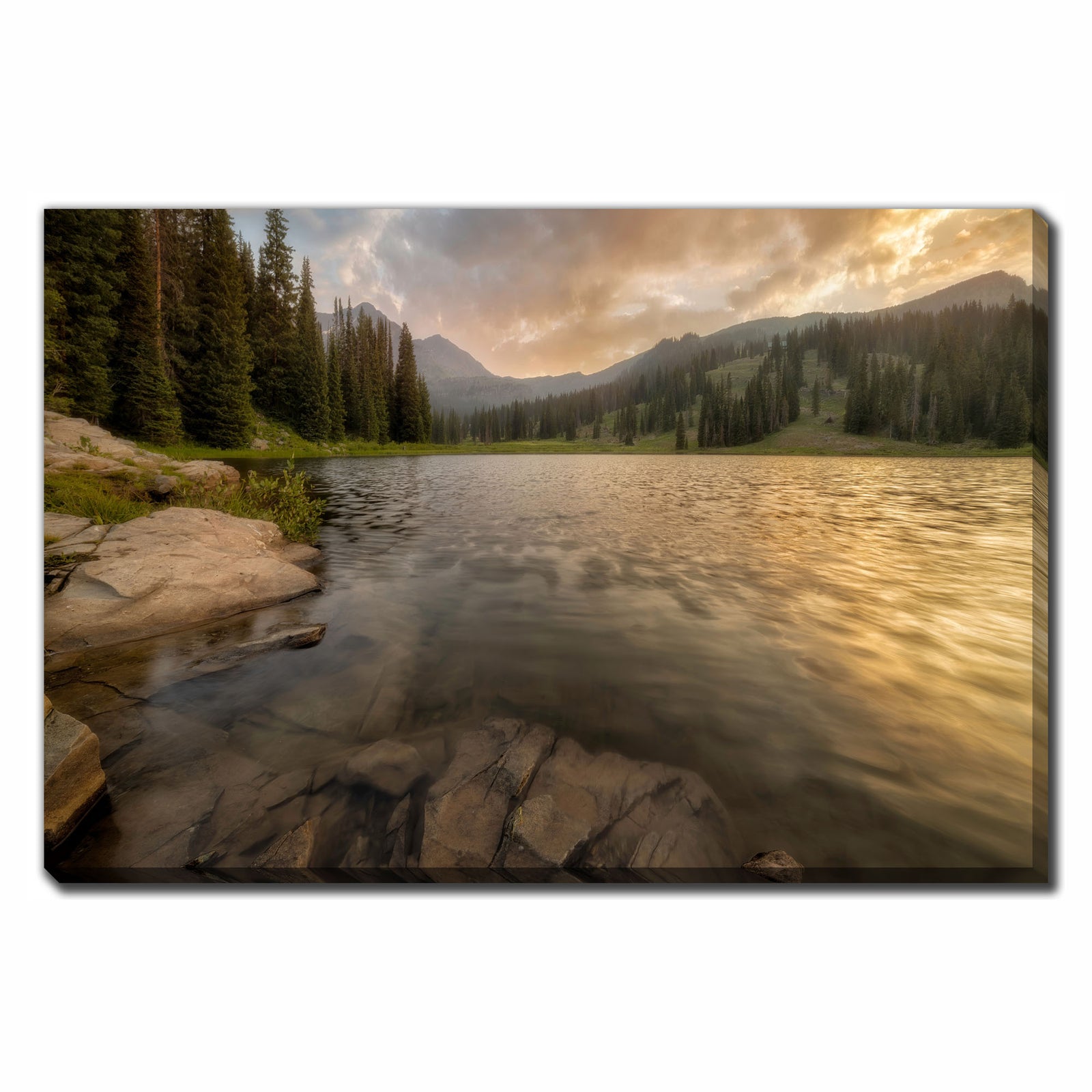 Canevas du lac Irwin, 30" x 45"