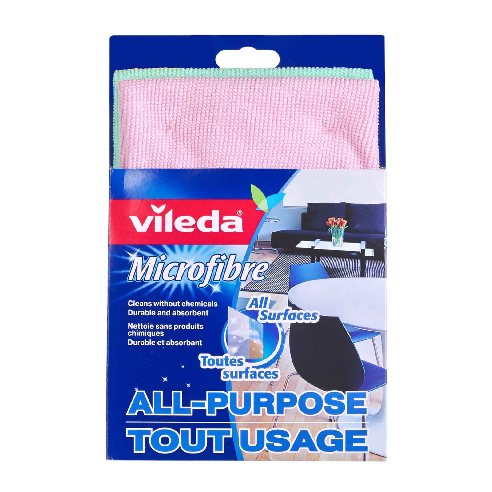 Linges en microfibre à tout usage, 2 unités