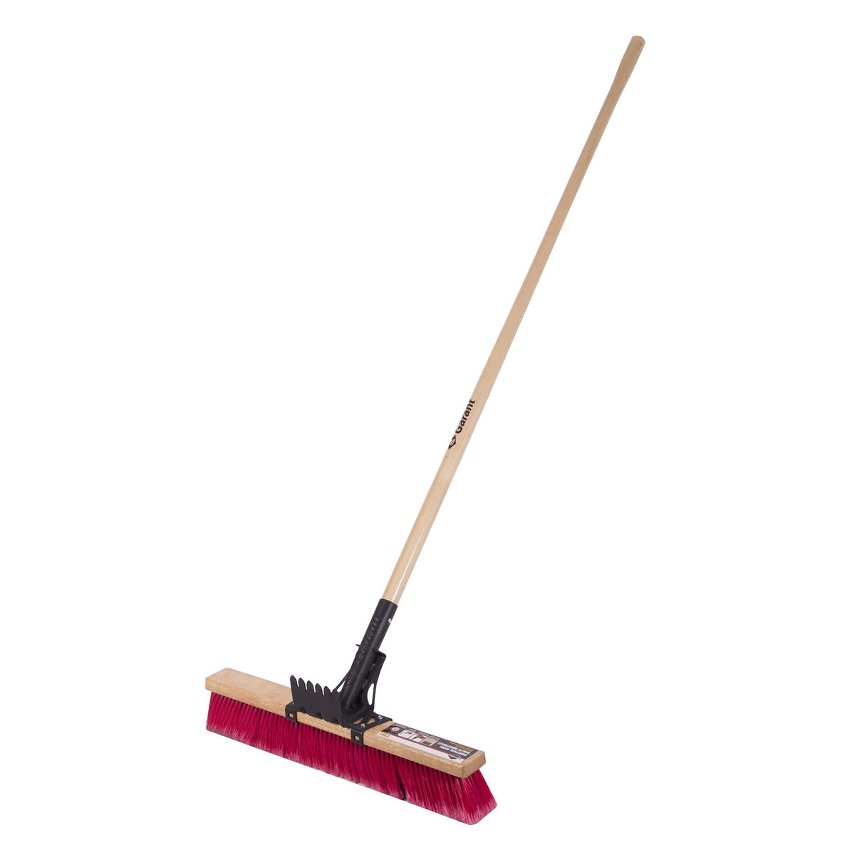 Brosse pour couvreur avec manche en bois, 24&quot;