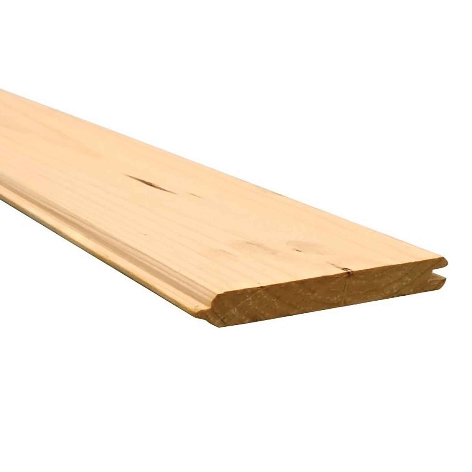 Pin rouge embouveté de grade #1 et #2, 3/4" x 6" (vendu au pied linéaire) 