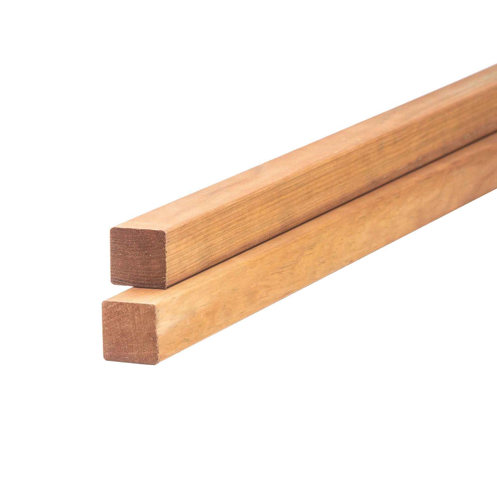 Bois traité brun de Première Qualité, 2" x 2" x 8'