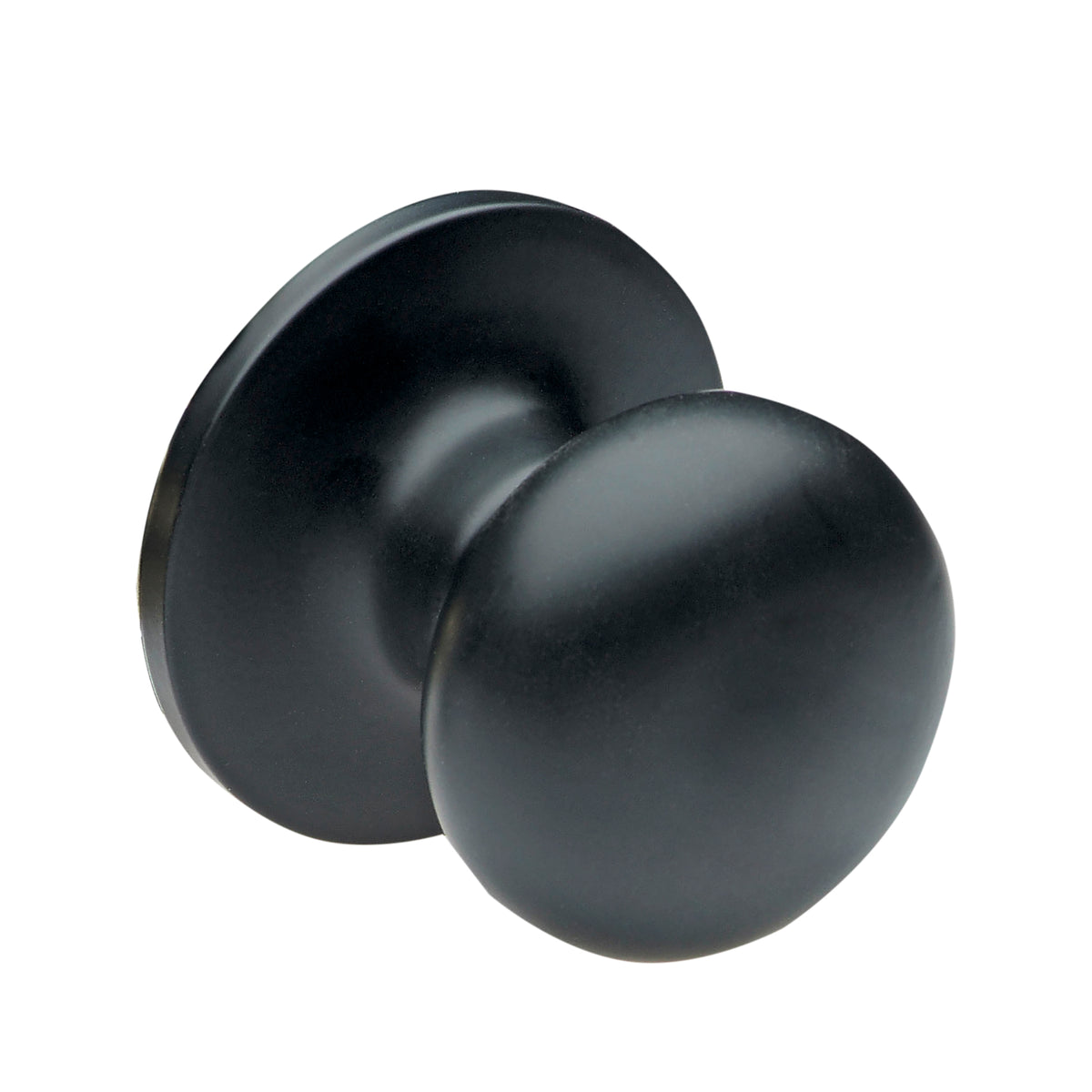 Poignée boule de passage Capri, noire