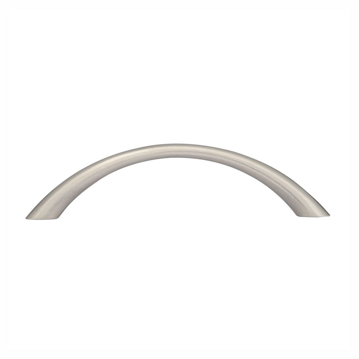 Poignée Utopia en métal nickel brossé, 96 mm C/C