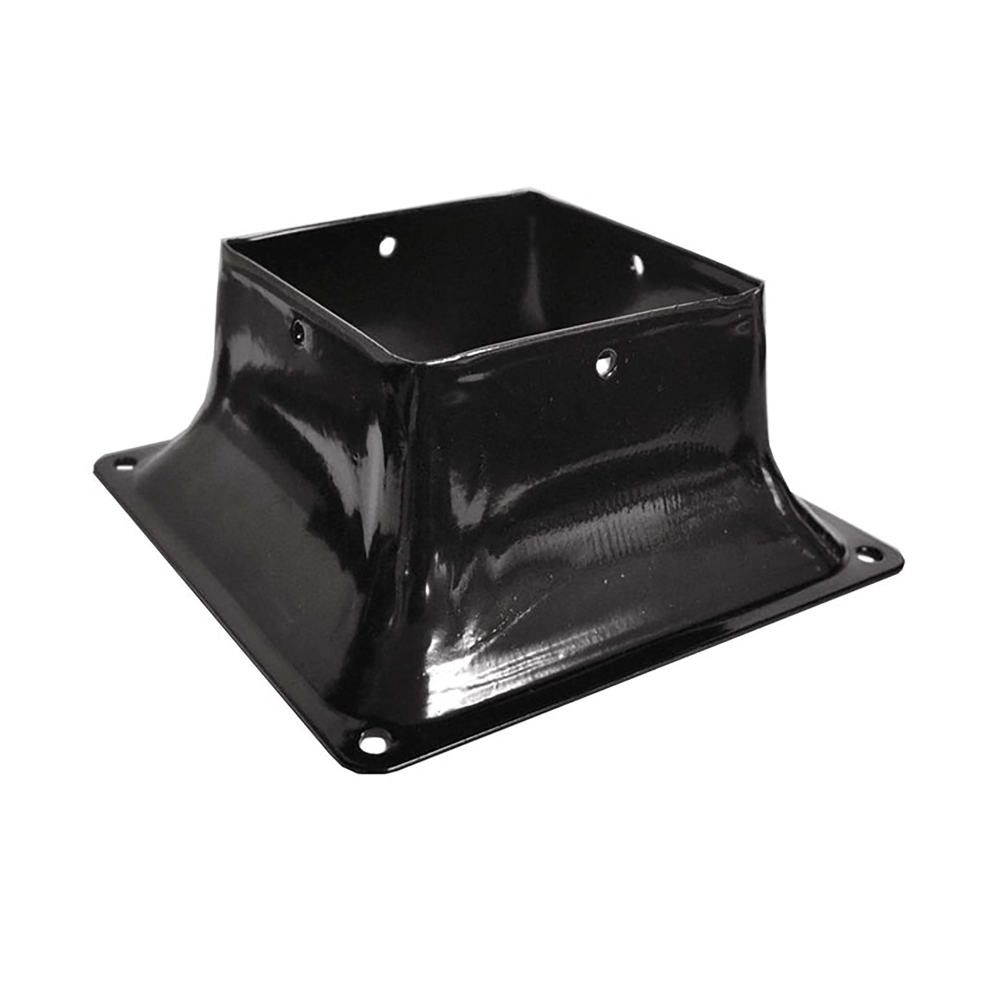 Fixplak 44 base en acier pour poteau 4'' x 4'', noir