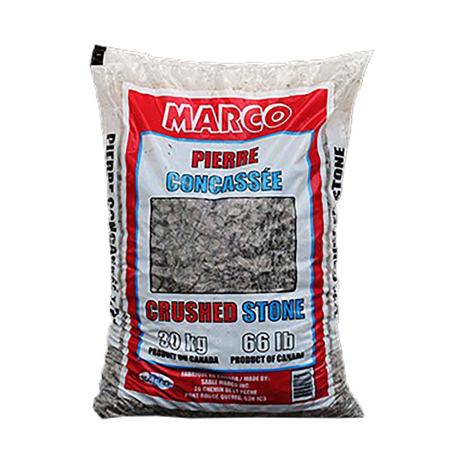 Pierre concassée 1/4", 30 kg
