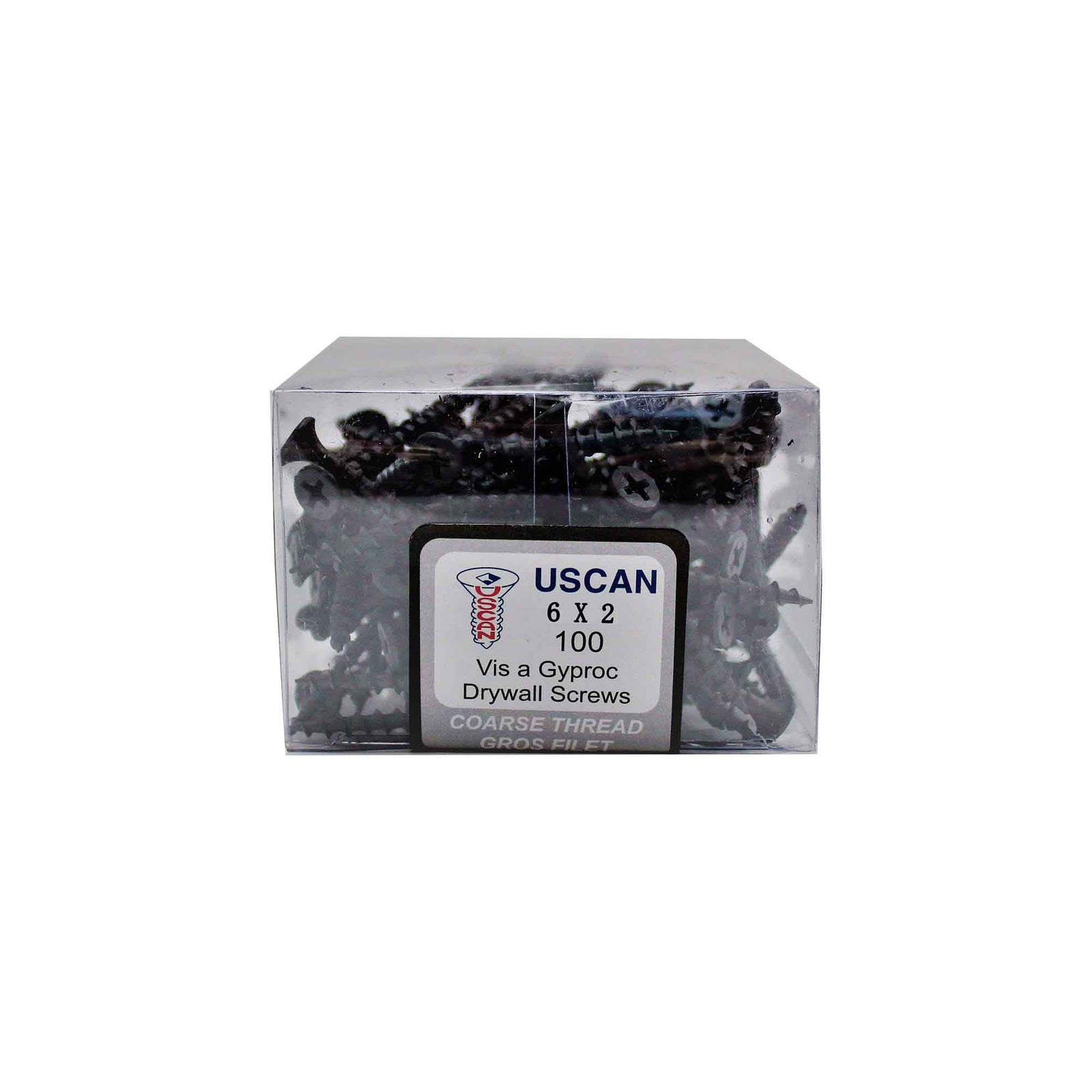 Vis à gros filetage pour cloisons sèches, #6 x 2" (100 unités)