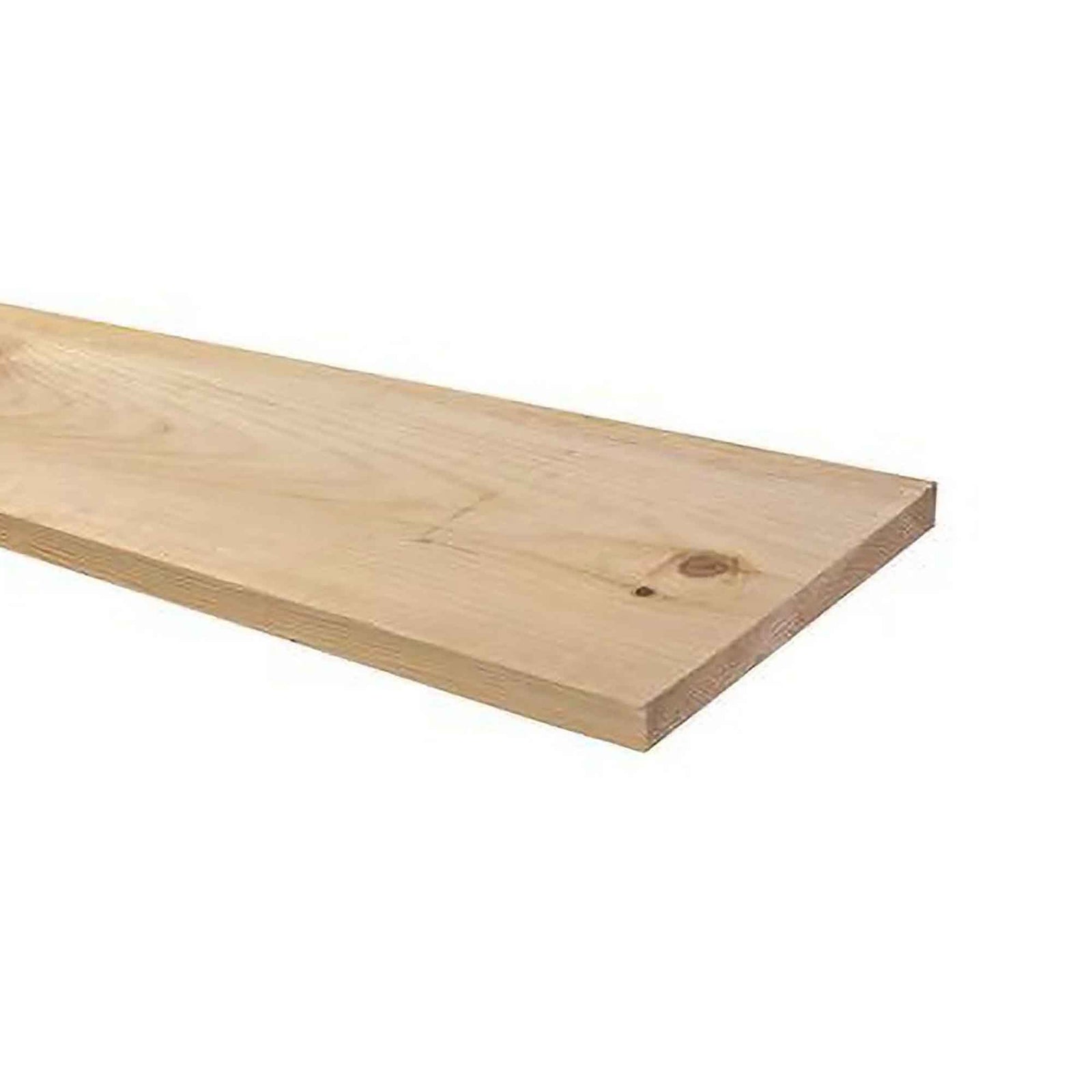 Pin blanc de grade #1 et #2, 1-1/4" x 6" (vendu au pied linéaire)