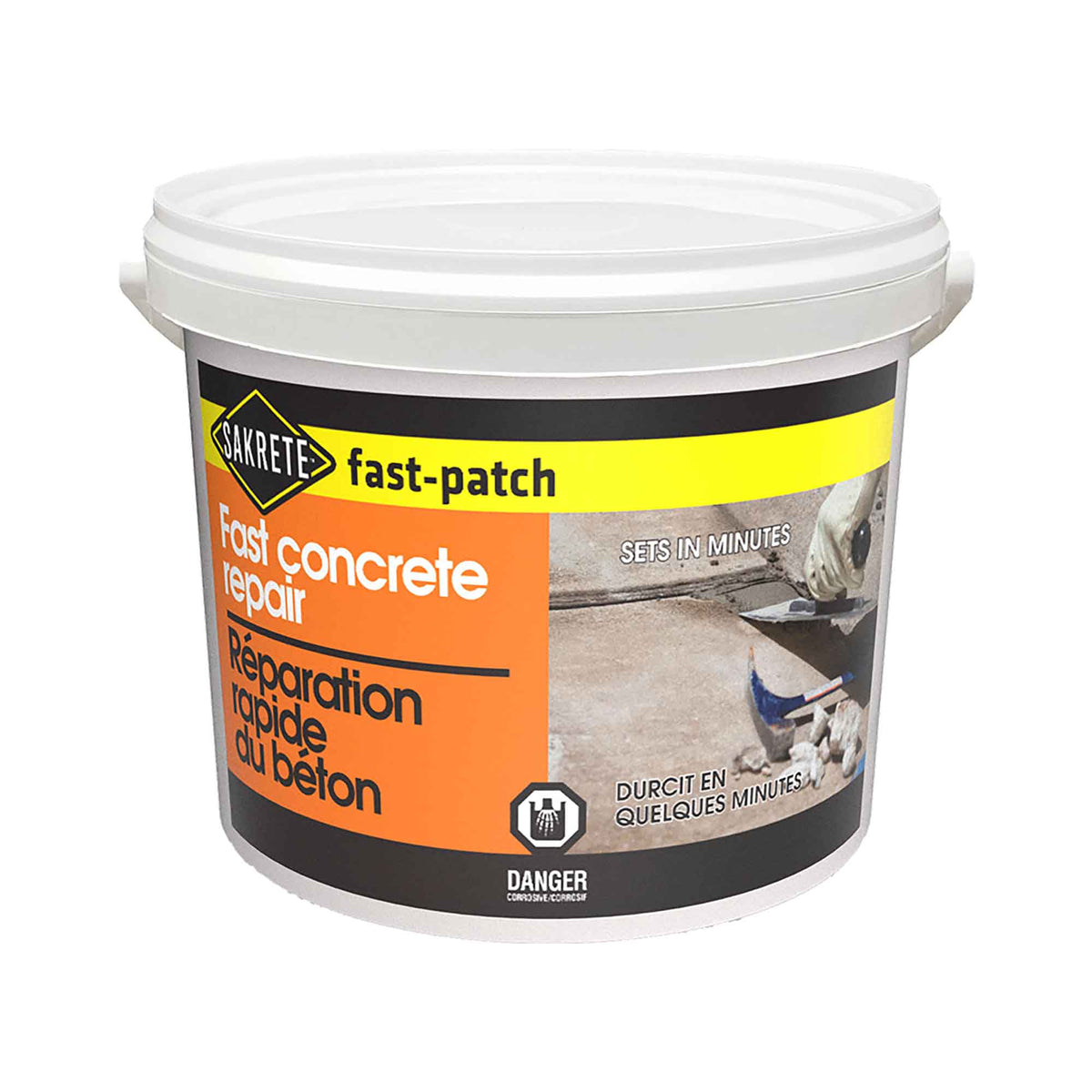 Ciment de réparation à prise rapide Fast-Patch, 15 kg