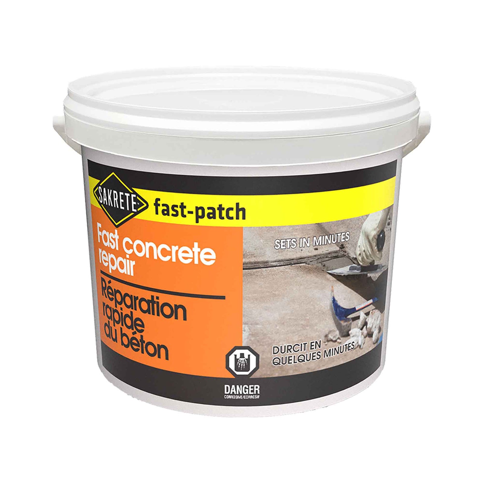 Ciment de réparation à prise rapide Fast-Patch, 15 kg