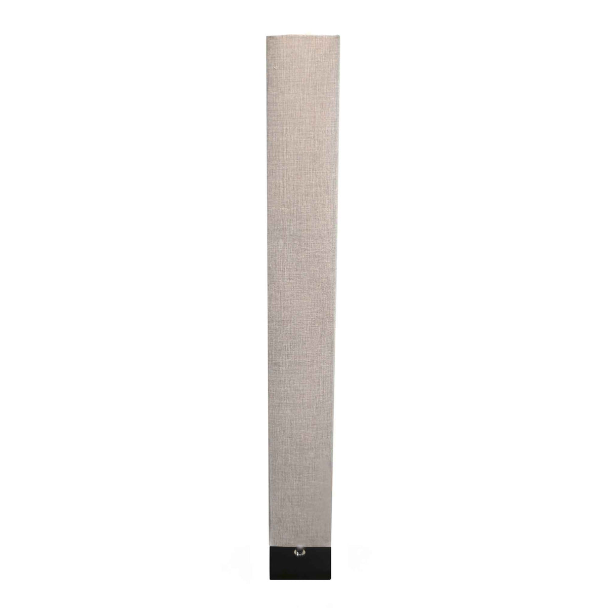 Lampe de plancher avec abat-jour en tissu avec effet de lin, 14 cm x 14 cm x 120 cm