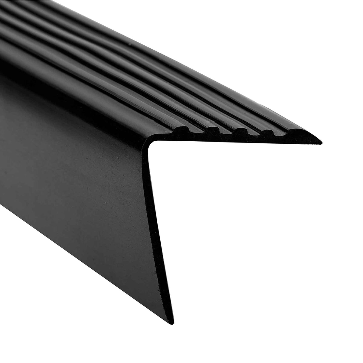 Nez de marche en vinyle noir pour bordure d'escalier, 1-7/8" x 60'