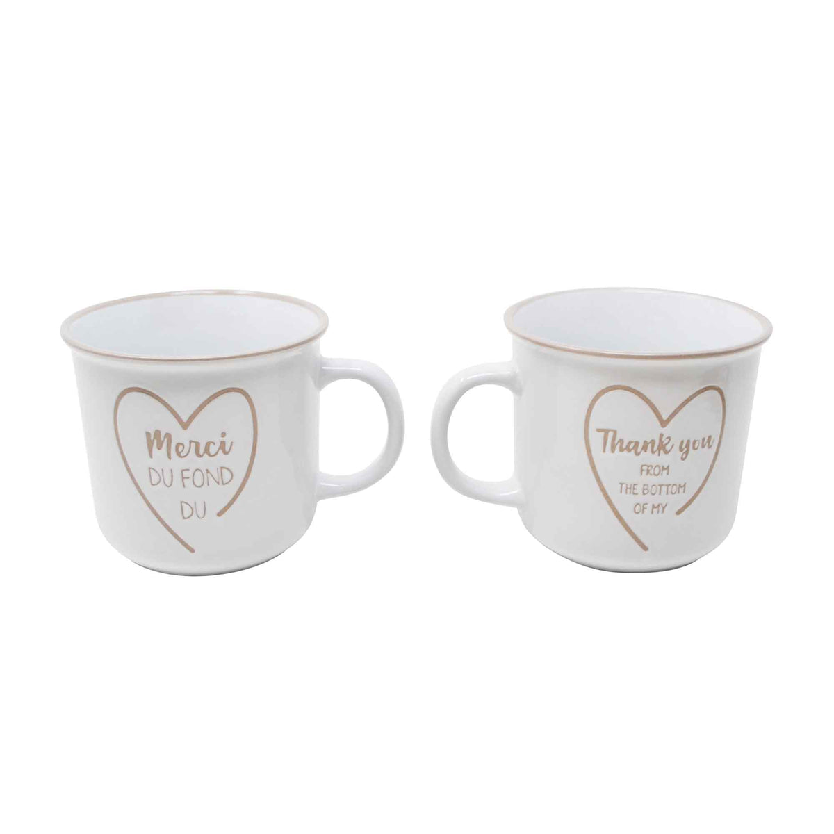 Tasse «Merci / Thank you», 400 ml