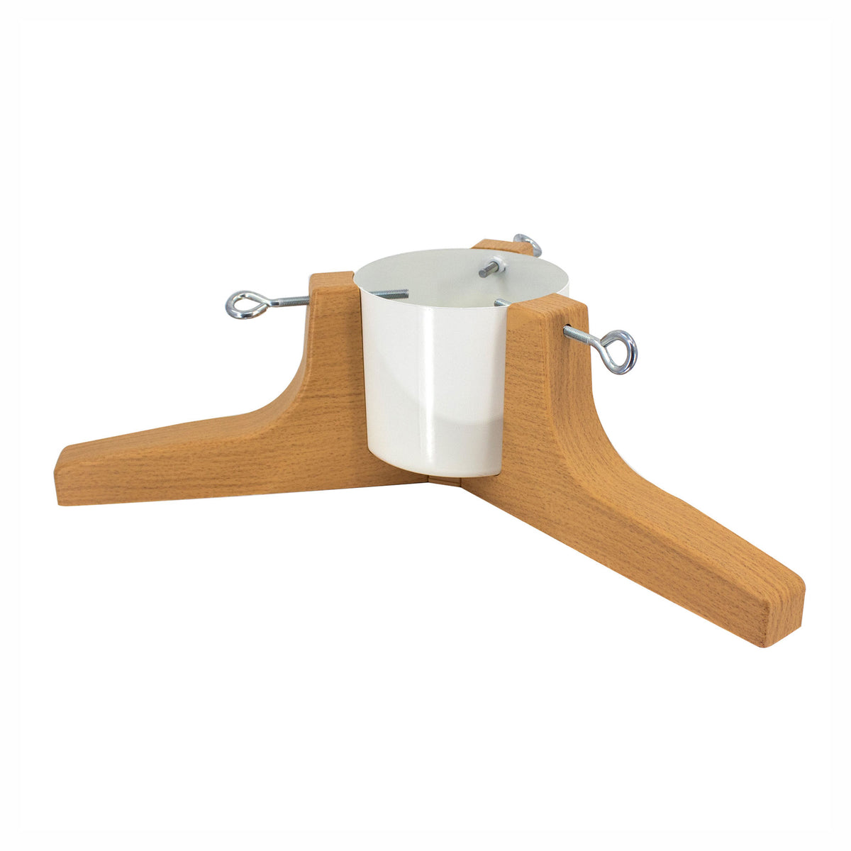 Pied pour sapin naturel ajustable en métal et en plastique, 24"