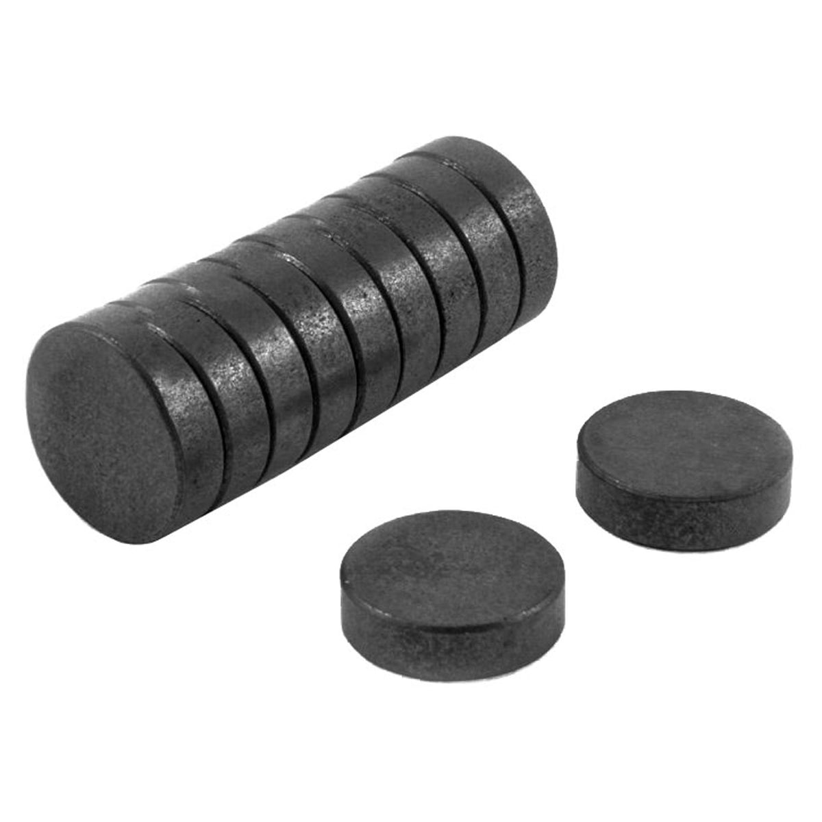 Aimant en forme de disque en céramique, 1/2'' x 3/16'' (10 pièces)