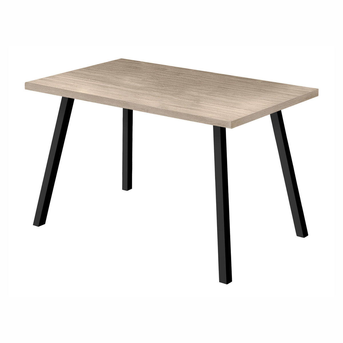 Table à dîner rectangulaire, taupe foncée (36" x 60")
