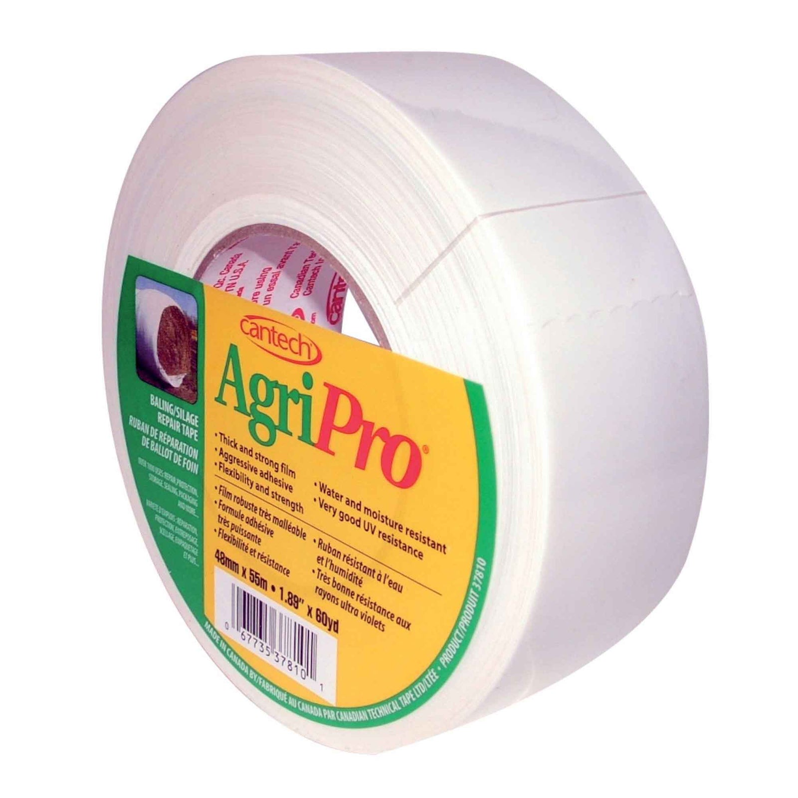 Ruban Agri-Pro pour réparation de ballot de foin, 48 mm x 55 m