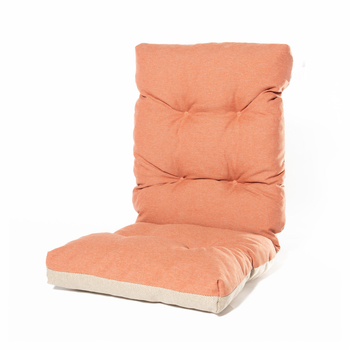 Coussin d'extérieur réversible pour assise avec dossier, 45" x 20" (sable et Terracotta)