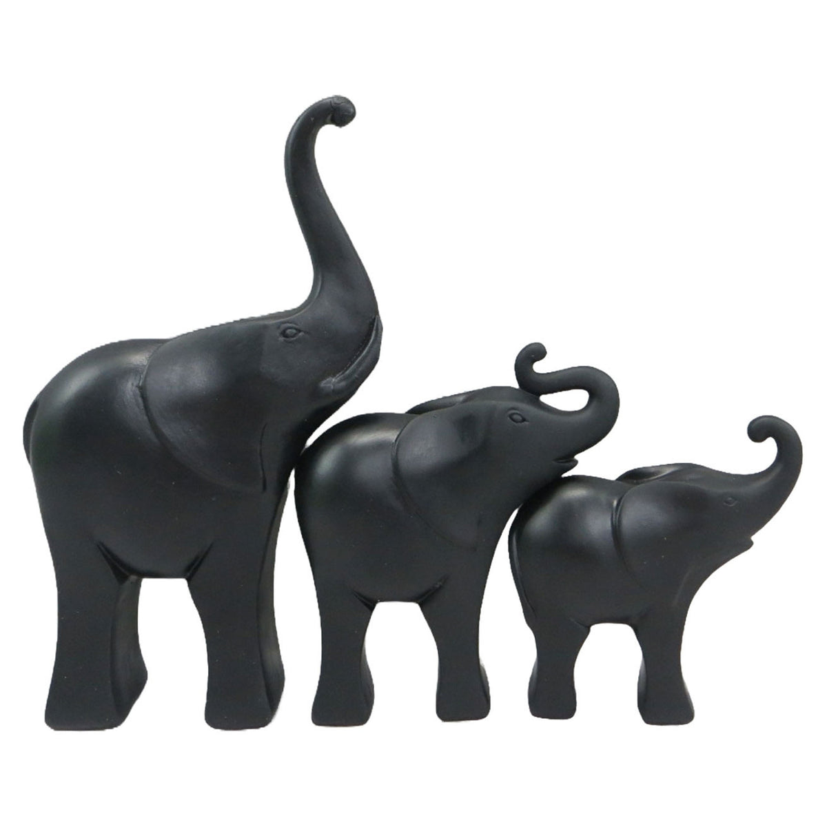 Décoration de figurines d'éléphants, 3 pièces