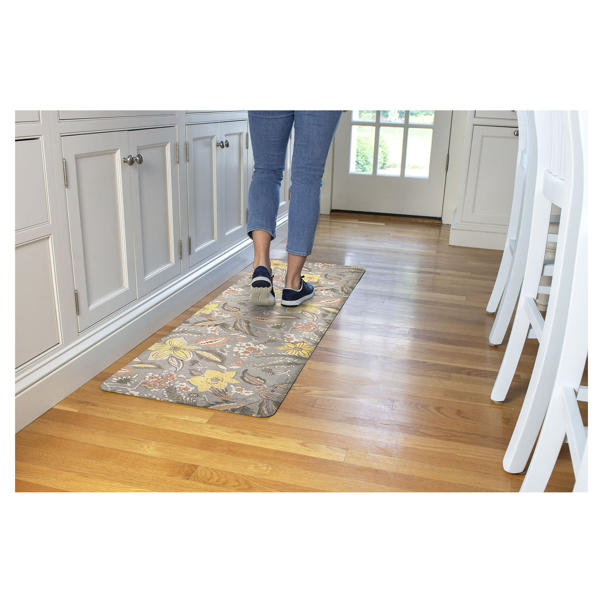 Tapis de confort anti-fatigue Alise florale, 20" x 60"