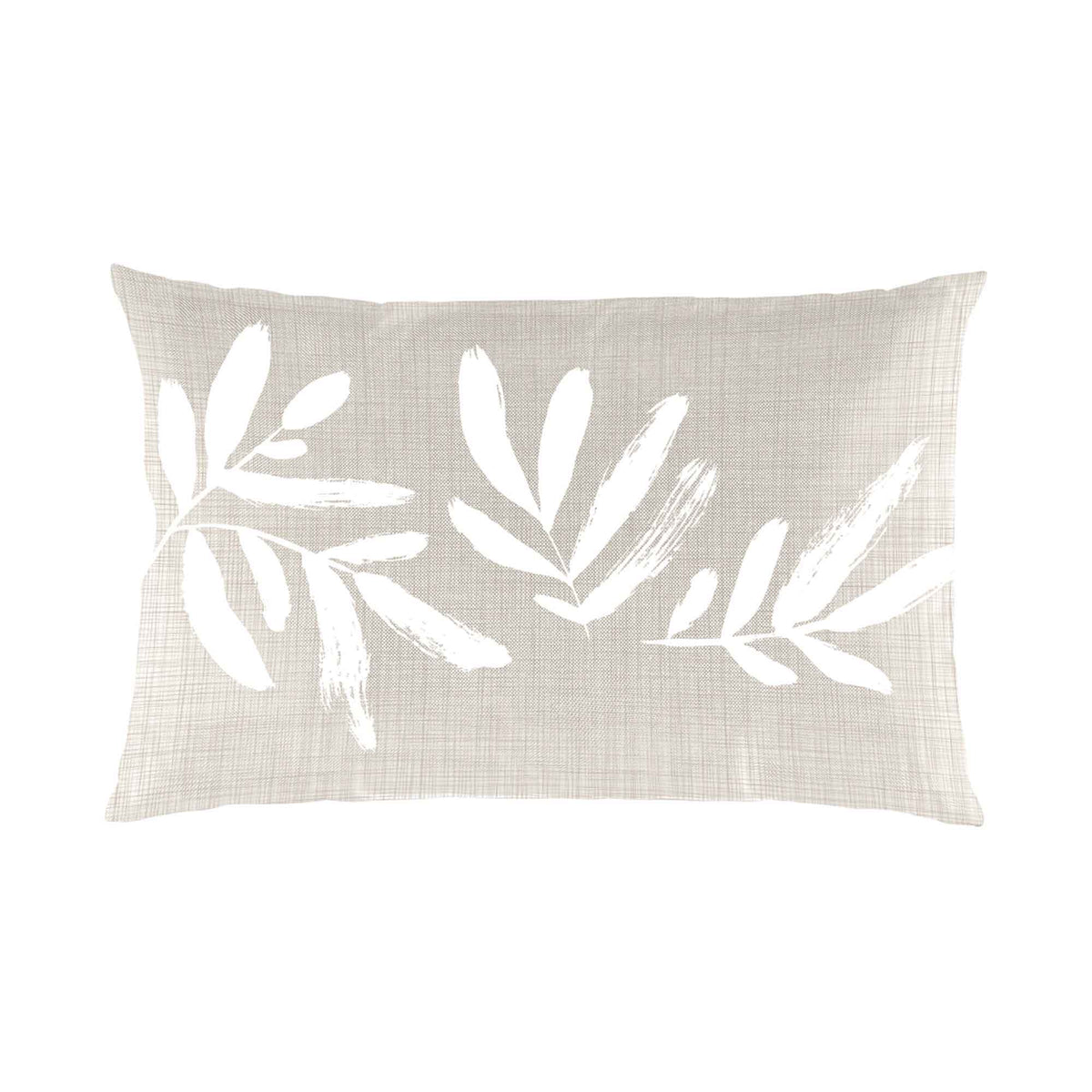 Coussin d'extérieur imprimé et tissé, 12'' x 18'' (branches)