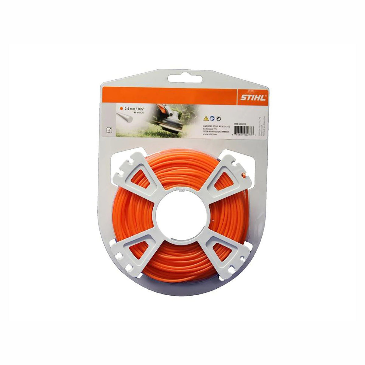 Fil rond pour coupe-bordure 0,095" x 134' (1/2 lb)