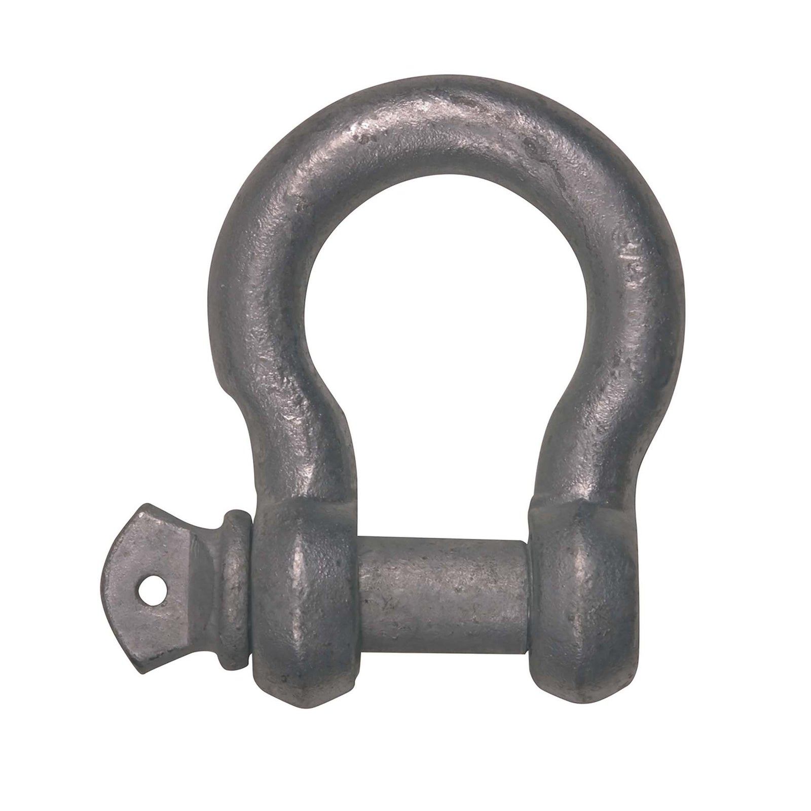 Manille d'ancrage à vis en acier galvanisé de 3/8" de diamètre