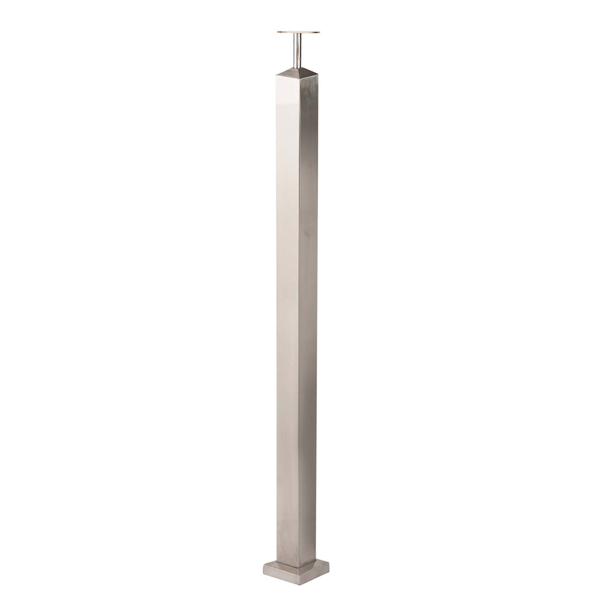 Poteau carré en acier inoxydable de 34-1/2&#39;&#39; à 36&#39;&#39; de hauteur