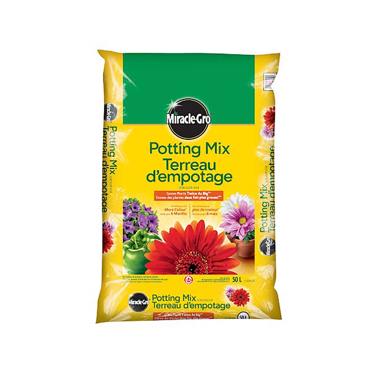 Terreau d’empotage Miracle-Gro, 50 L