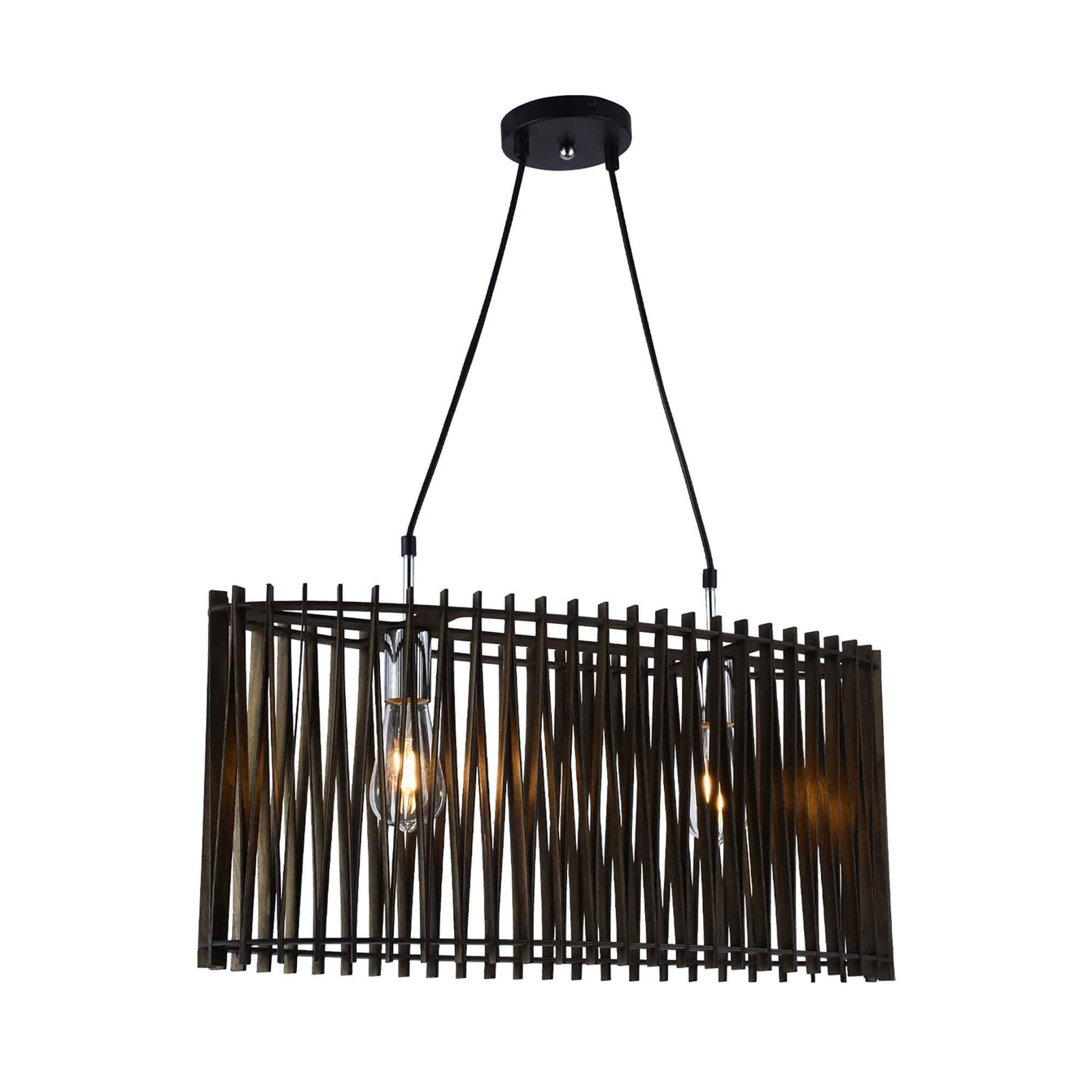 Luminaire suspendu de la collection Casino, 25,5" x 66,1"