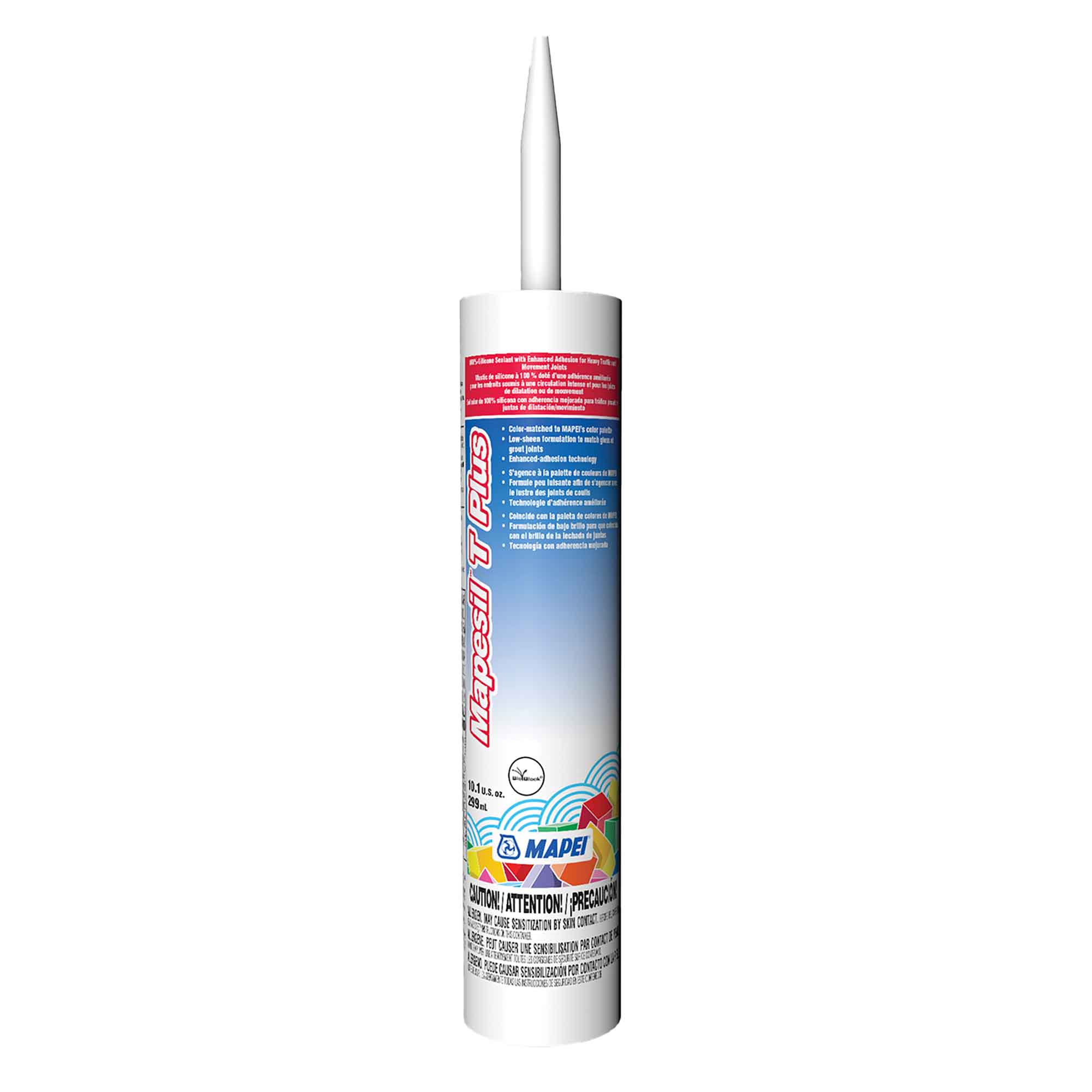 Mastic de silicone Mapesil T Plus de 299 ml, sel de mer #5229