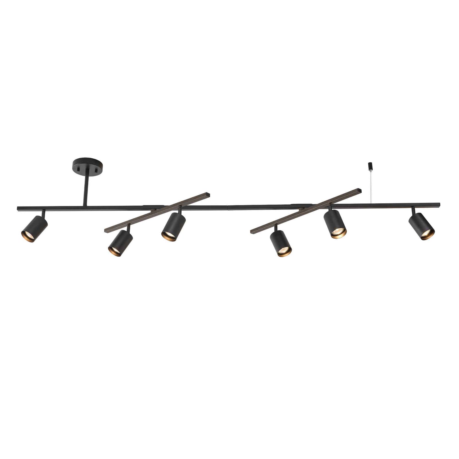 Luminaire sur rail à 6 lumières West, 64"