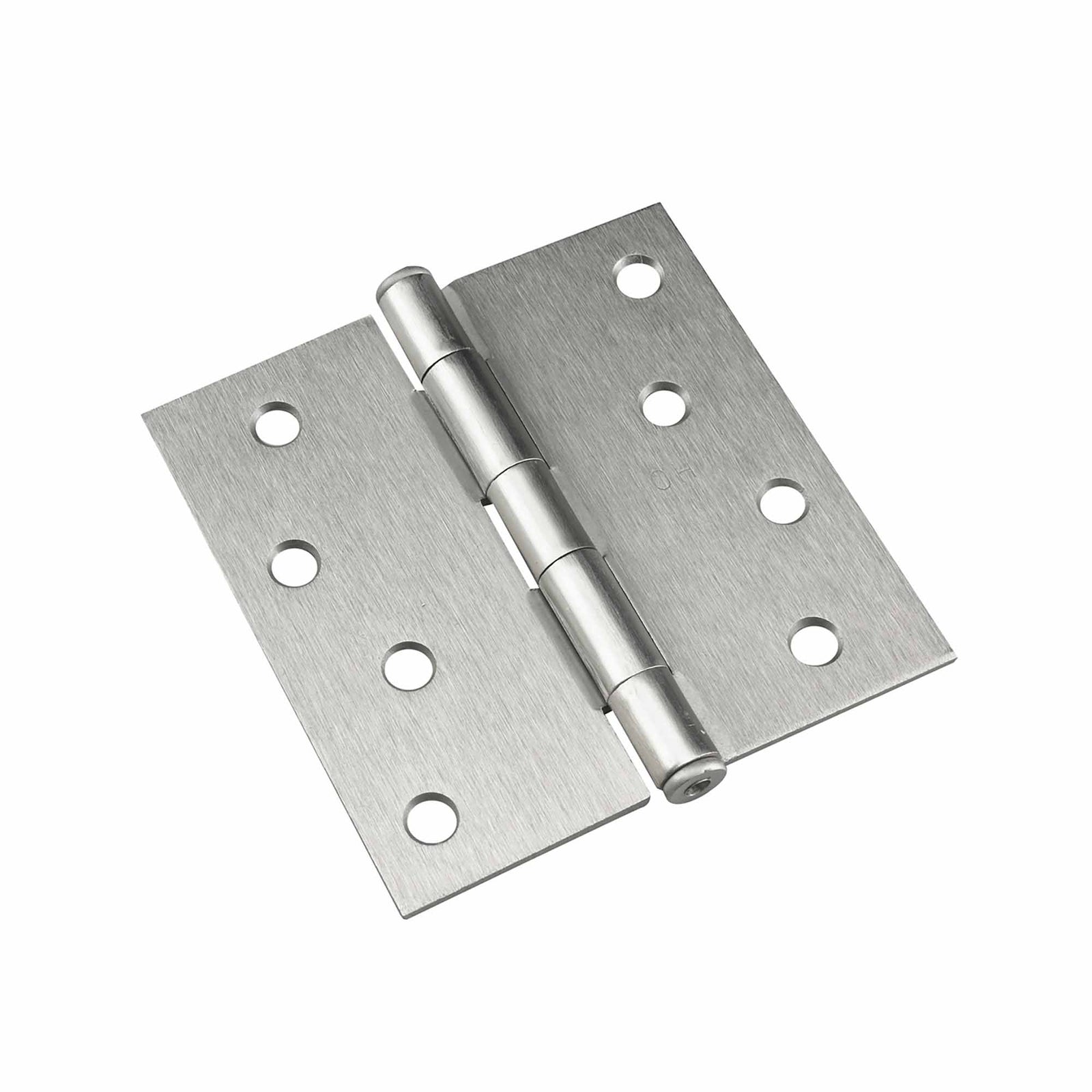 Penture à mortaiser nickel brossé de 4'', boite de 2 unités