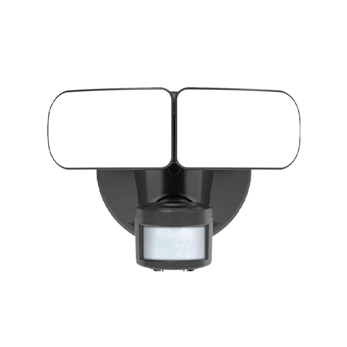 Luminaire de sécurité noire avec DEL avec détecteur de mouvement, 15 W