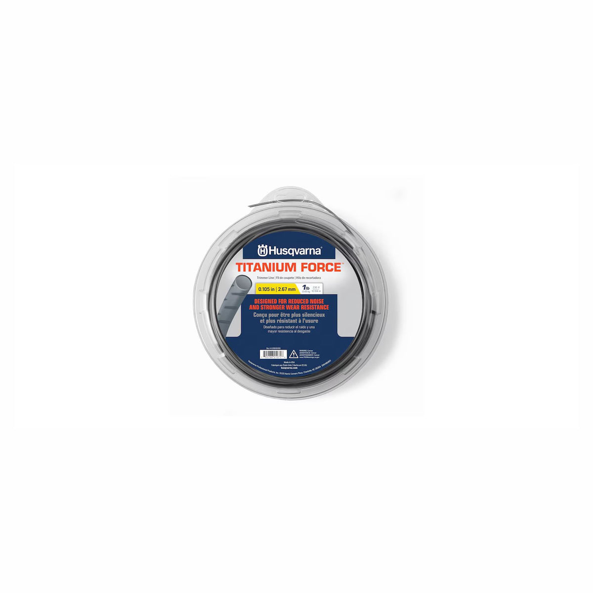 Fil pour coupe-bordure Titanium Force, 0,105" x 230'