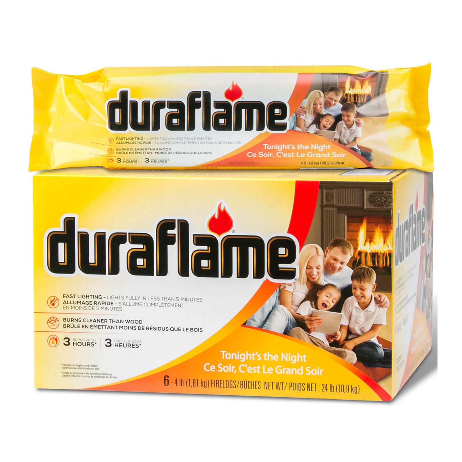 Bûche 3h Duraflamme