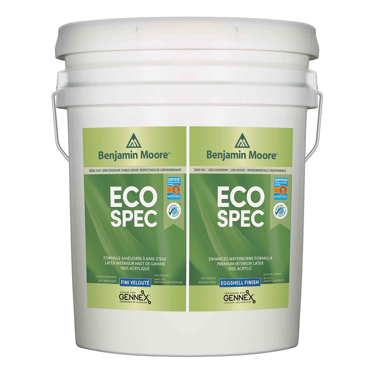 Peinture d&#39;intérieur Eco Spec velouté base 1, 18,9 L