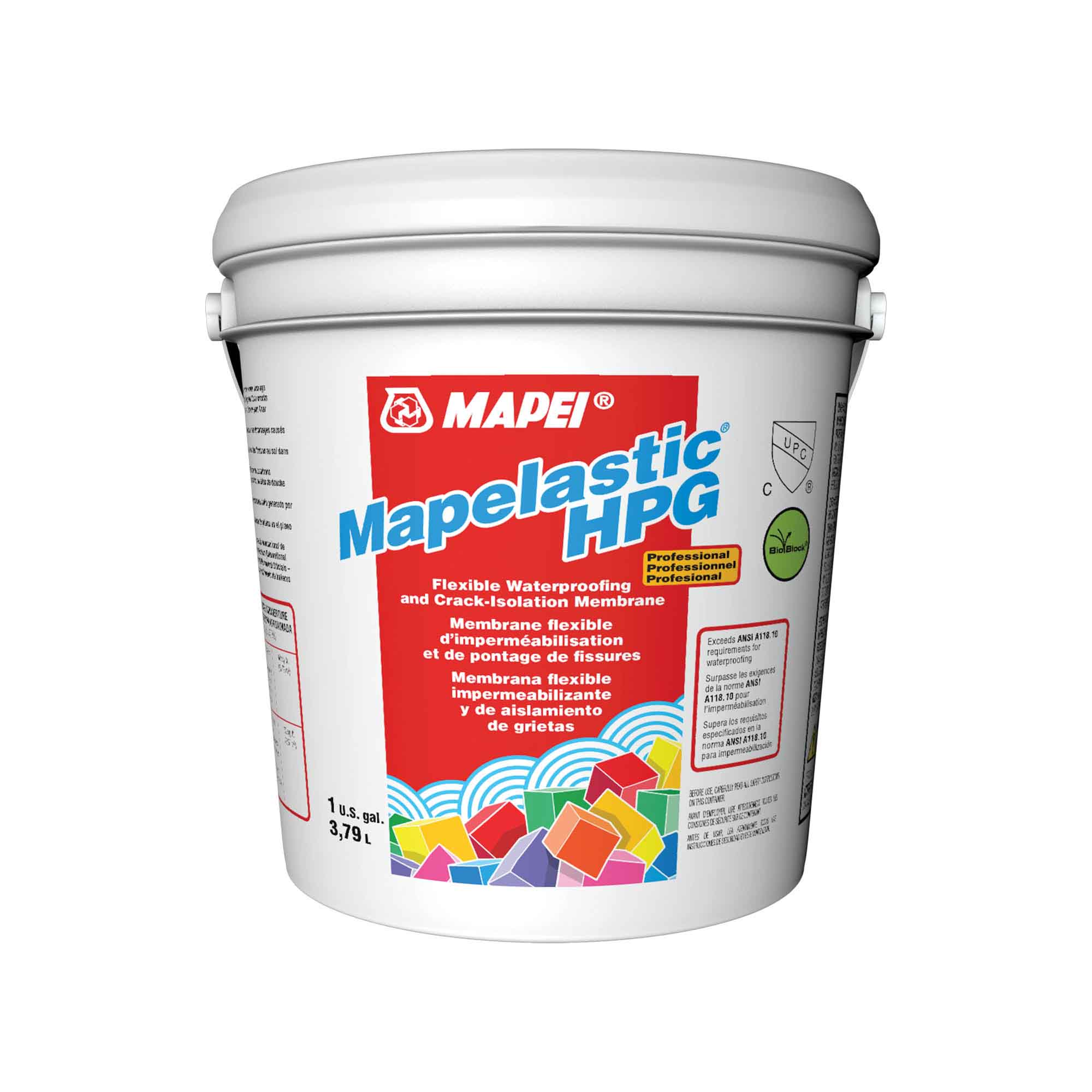 Membrane flexible d’imperméabilisation et de pontage de fissures Maplelastic HPG, 3,79 L