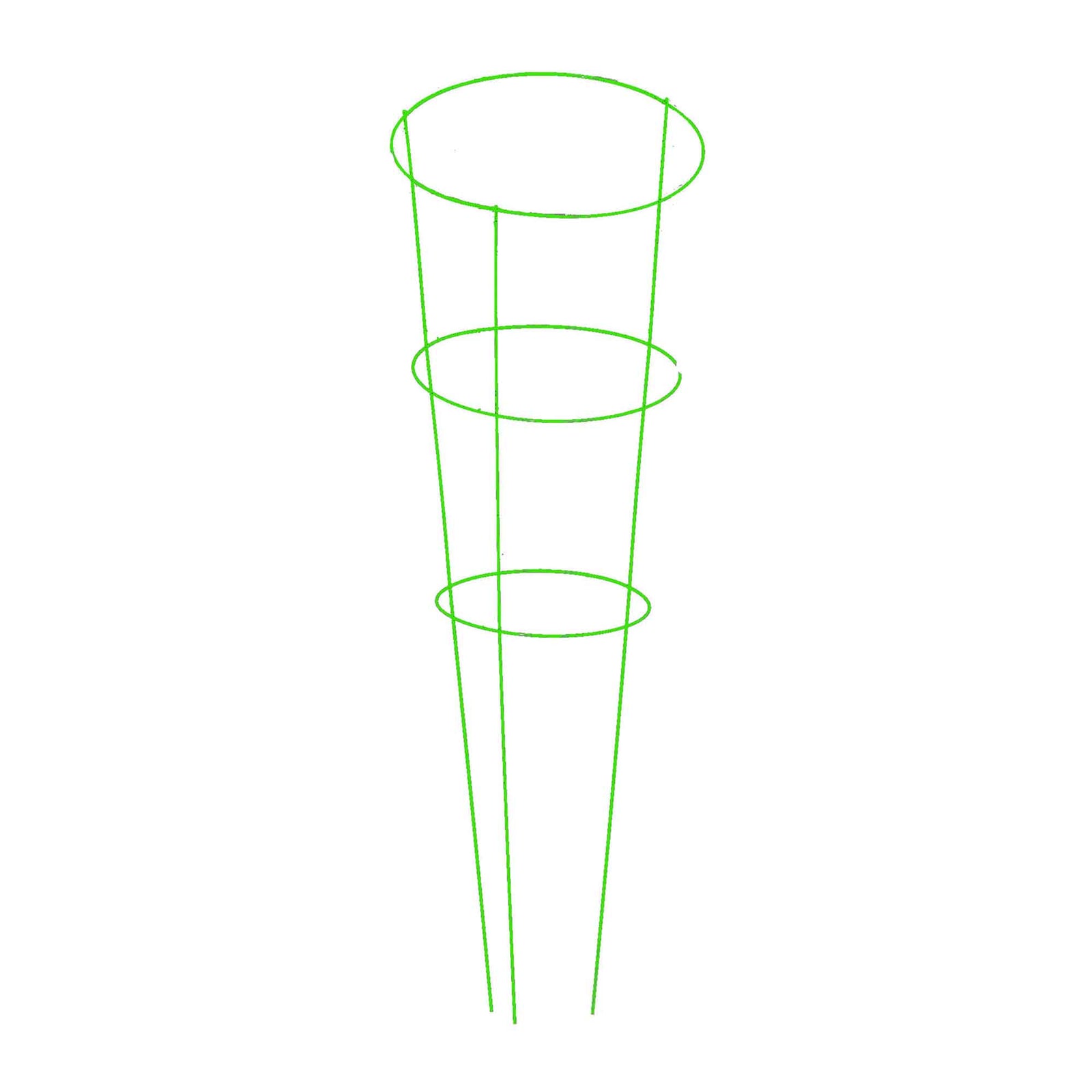 Tuteur robuste à tomates de 42"x 14", vert 