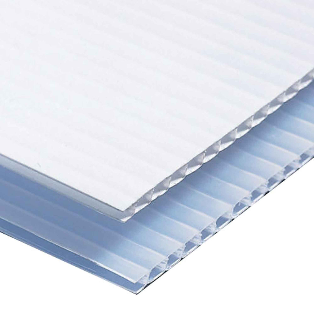 Feuille de Coroplast de 48&quot; x 96&quot;, blanc