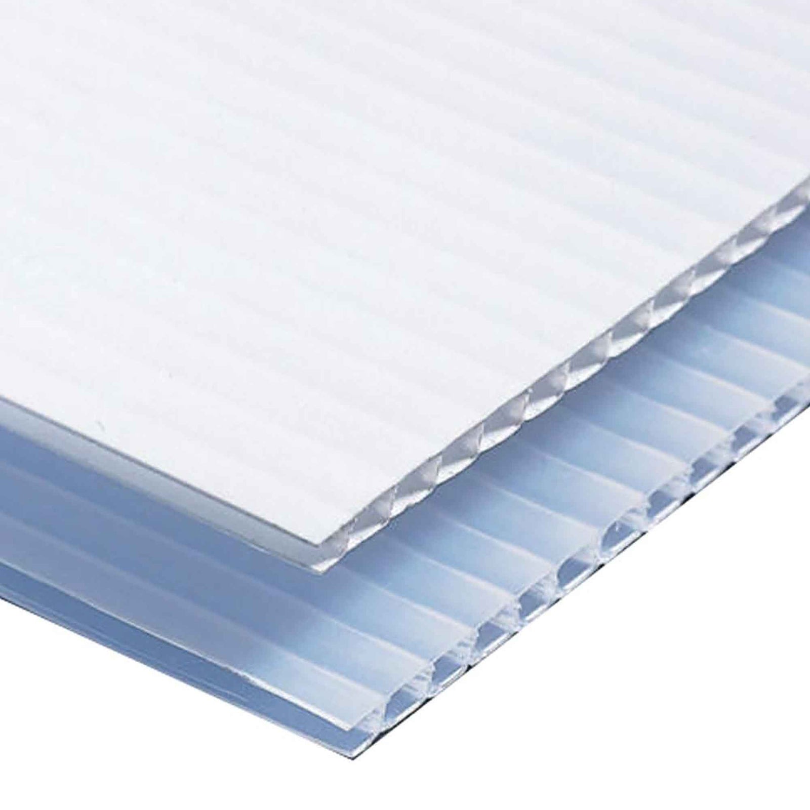 Feuille de Coroplast de 48" x 96", blanc