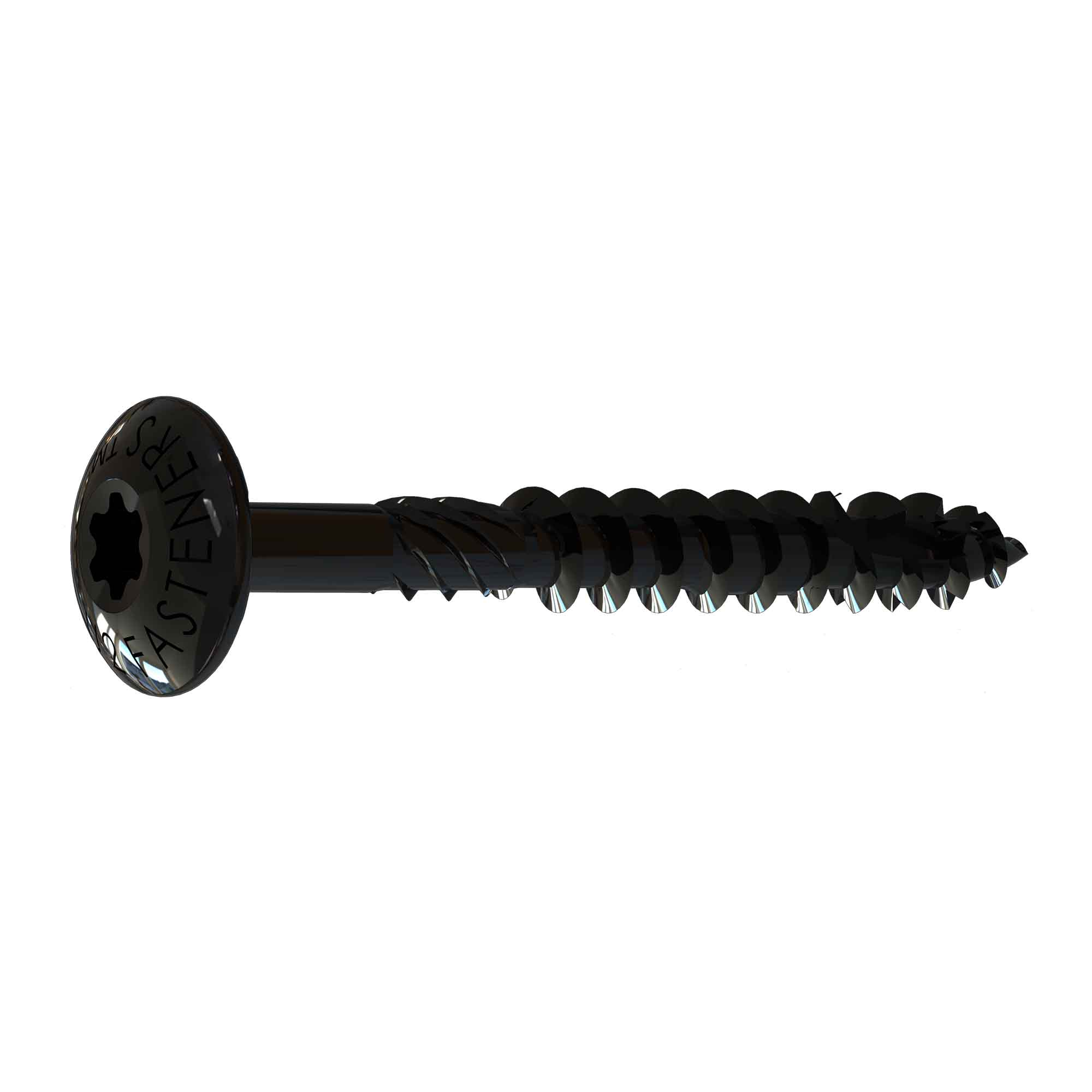 Vis de construction U2 Fasteners en noir, 5/16" x 5" (40 unités)