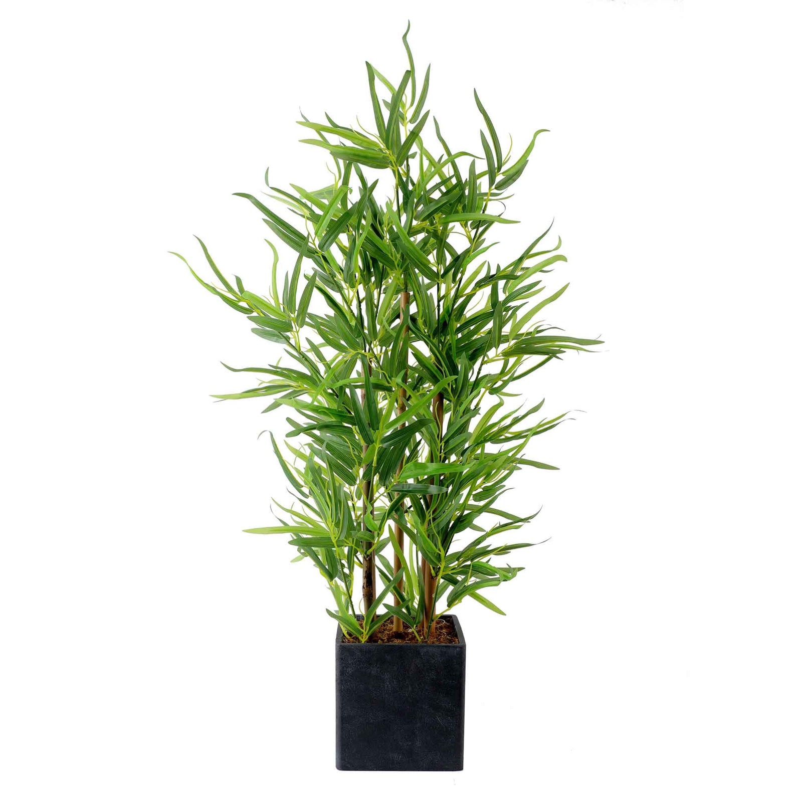 Plant de bambou artificiel en pot, 37"
