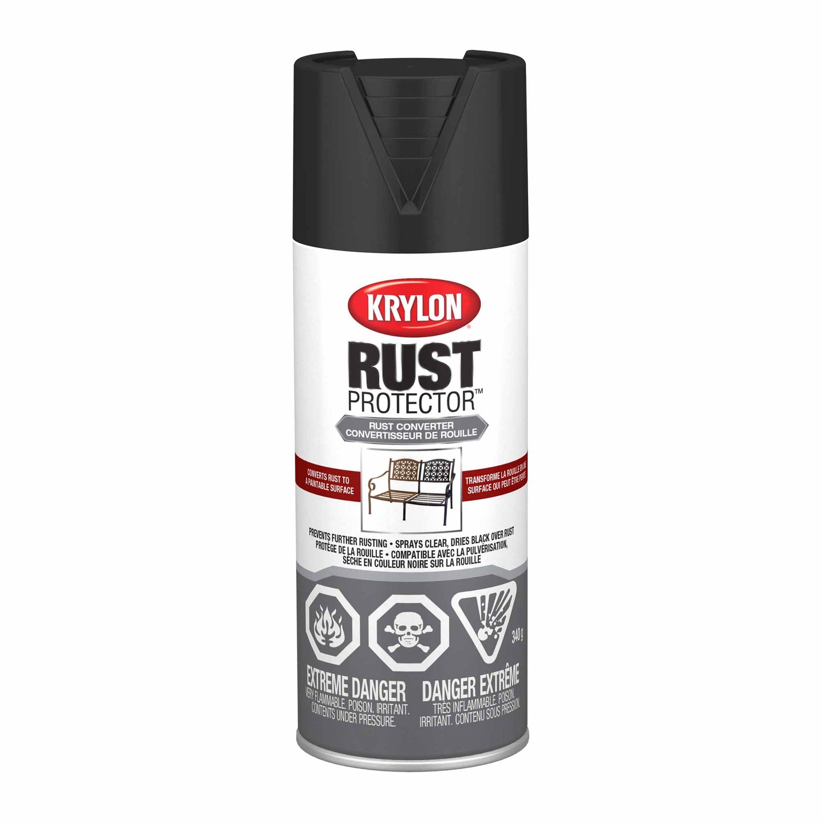 Krylon Rust Protector aérosol convertisseur de rouille, 340 g
