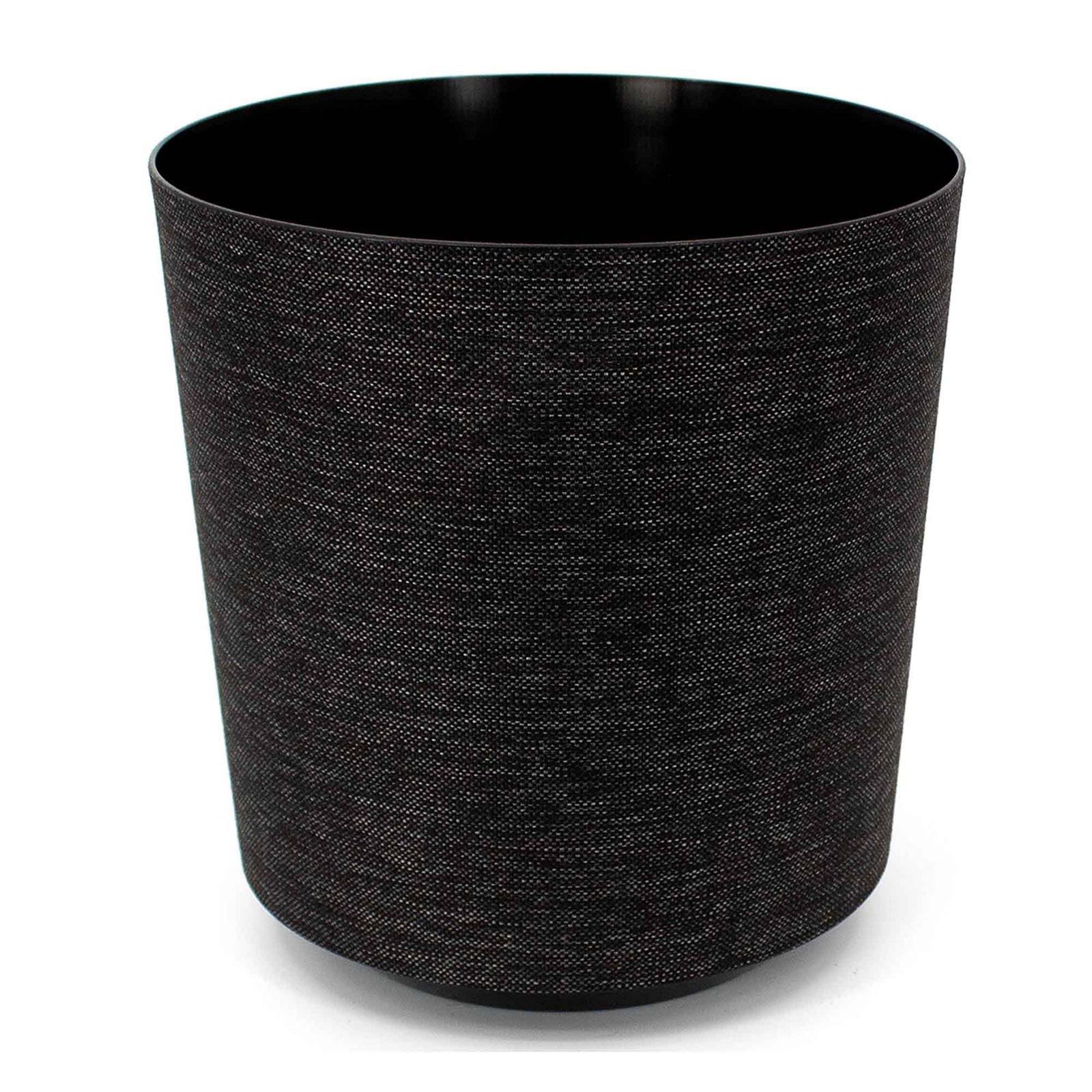 Jardinière Gama avec textile noir, 10'' x 10''